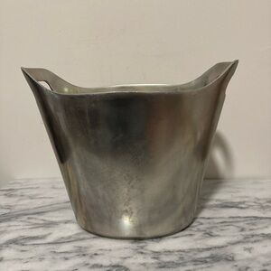 Pottery Barn Barons Silver Ice Bucket wine chiller